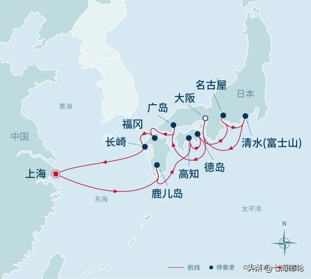 重启完美日本之旅：15天邮轮领略9个城市的自然风光和城市风情