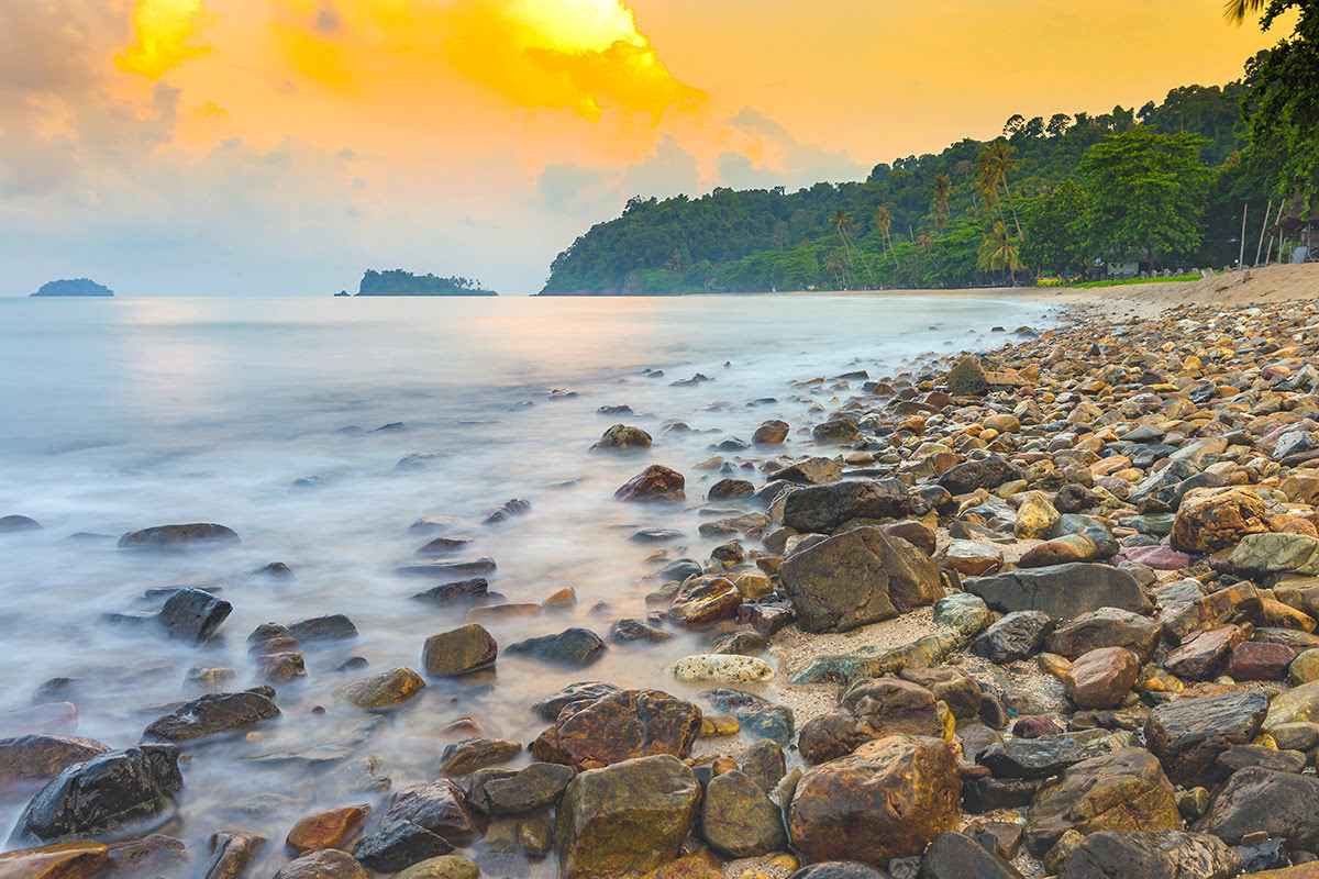 泰国昌岛孤独海滩
