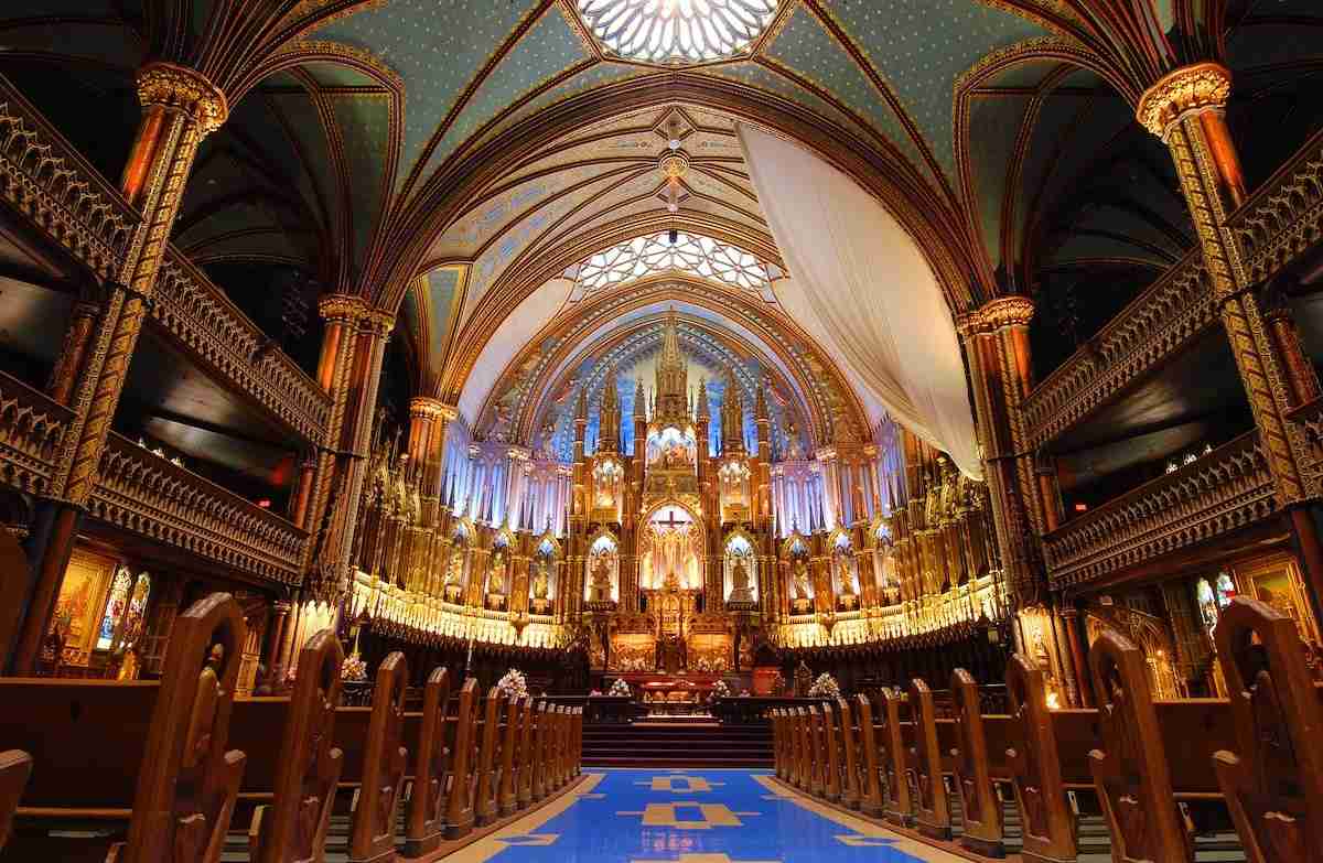 加拿大蒙特利尔圣母大教堂