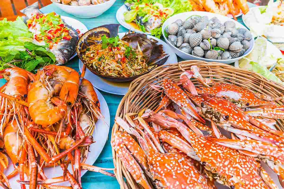 各种泰国海鲜