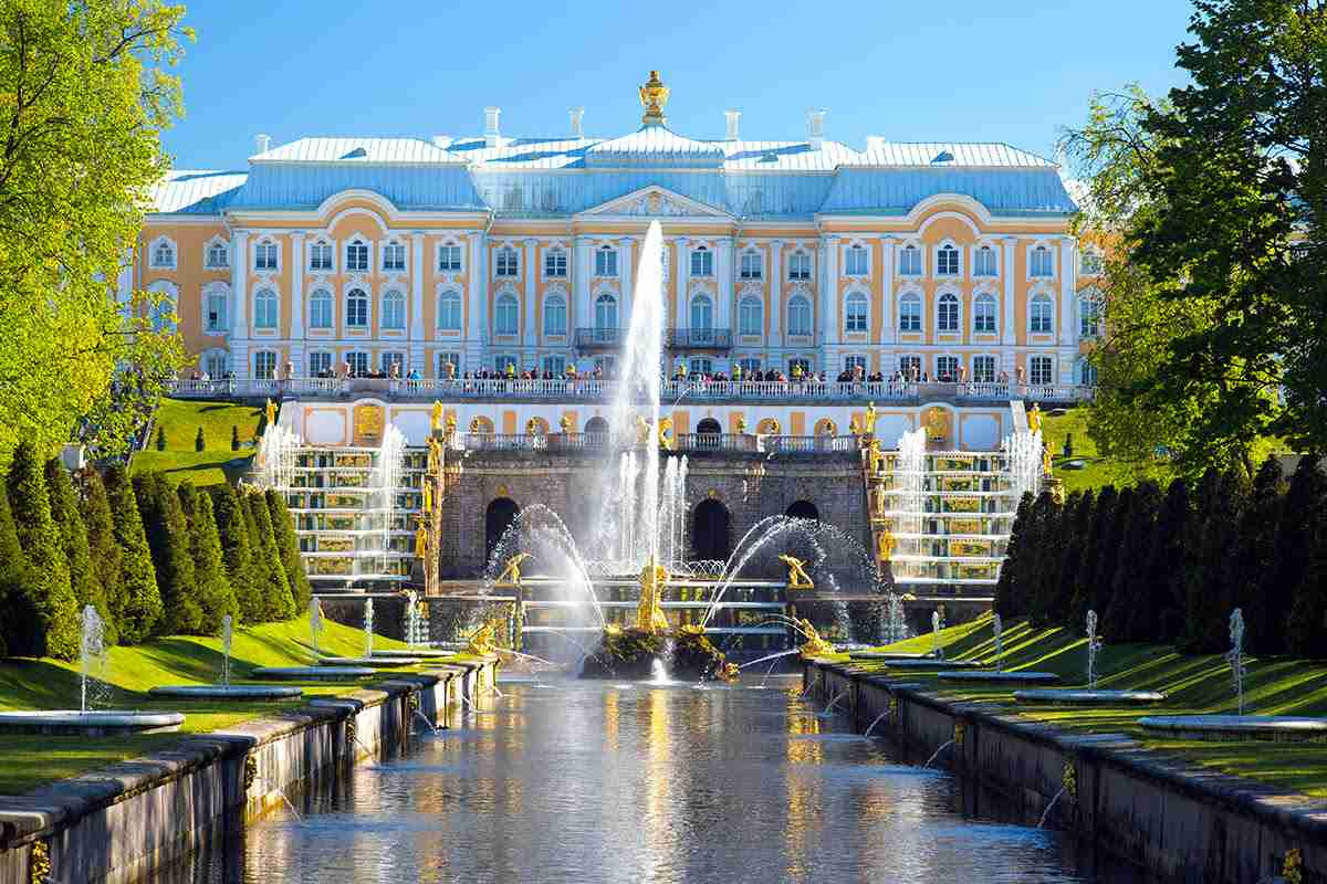 圣彼得堡景点-俄罗斯-彼得夏宫大皇宫