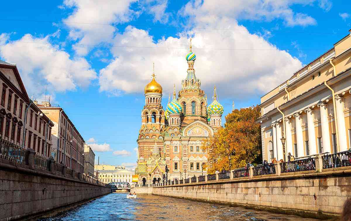 圣彼得堡景点-俄罗斯-滴血救世主教堂
