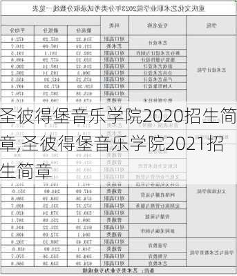 圣彼得堡音乐学院2020招生简章,圣彼得堡音乐学院2021招生简章