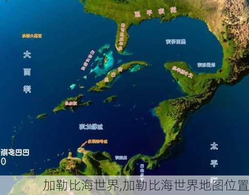 加勒比海世界,加勒比海世界地图位置