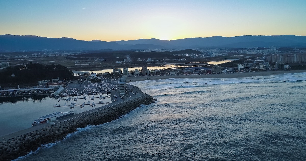 韩国江陵安木海滩