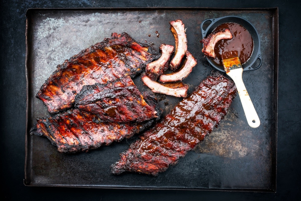 Barbecue Ribs, popular food in the USA