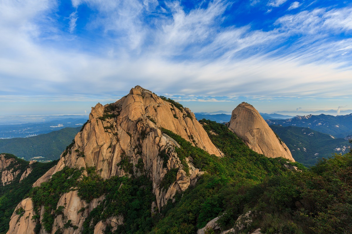 Bukhansan National Park in South Korea