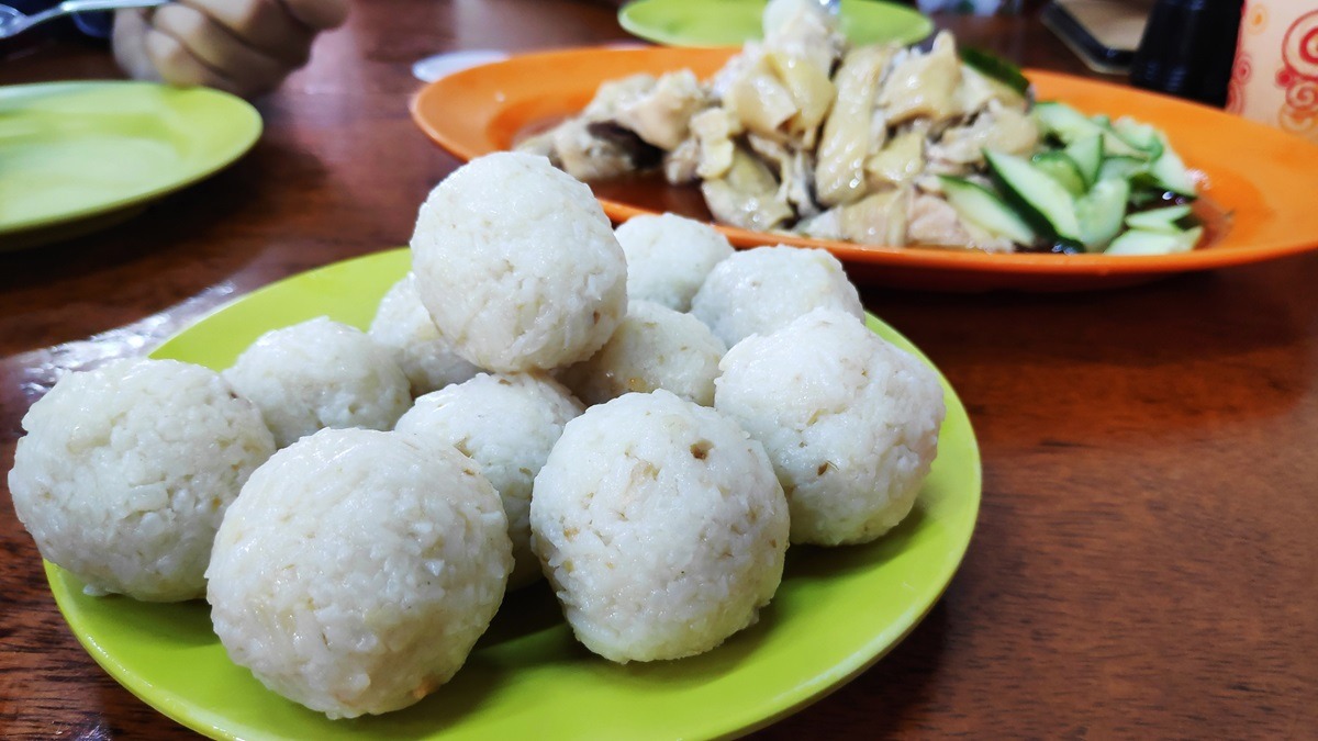 鸡肉饭团