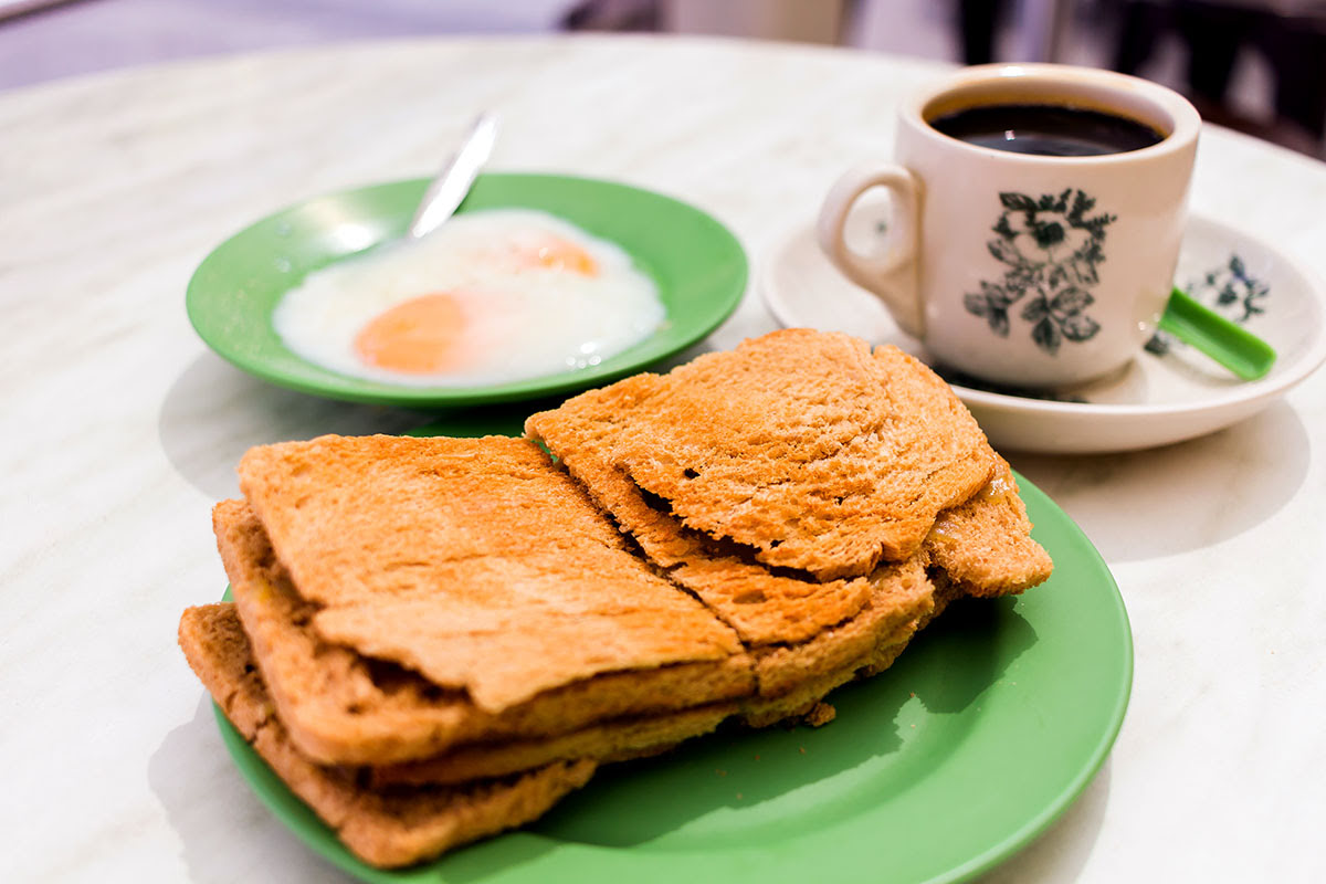 Kaya Toast and Soft-boiled Eggs