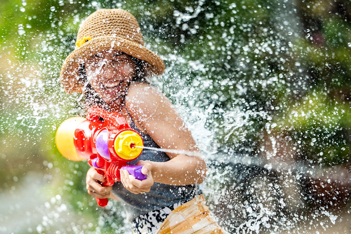 Songkran festival in Thailand