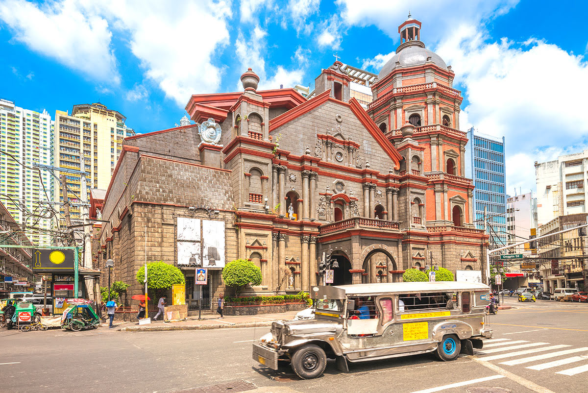 Jeepneys tricycles in Manila