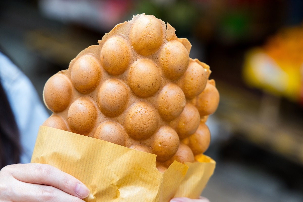 香港的鸡蛋华夫饼