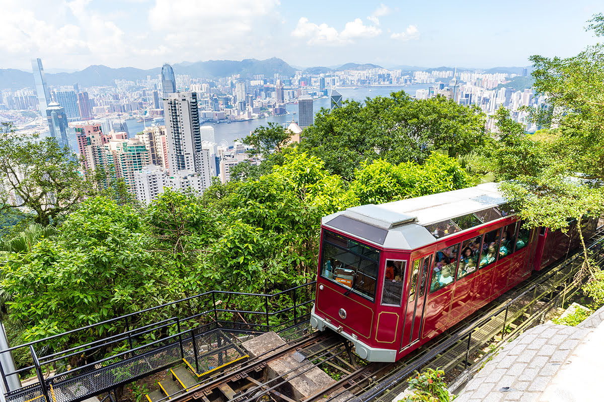 山顶缆车，维多利亚山顶