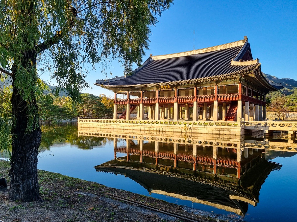 韩国首尔景福宫景鹤亭