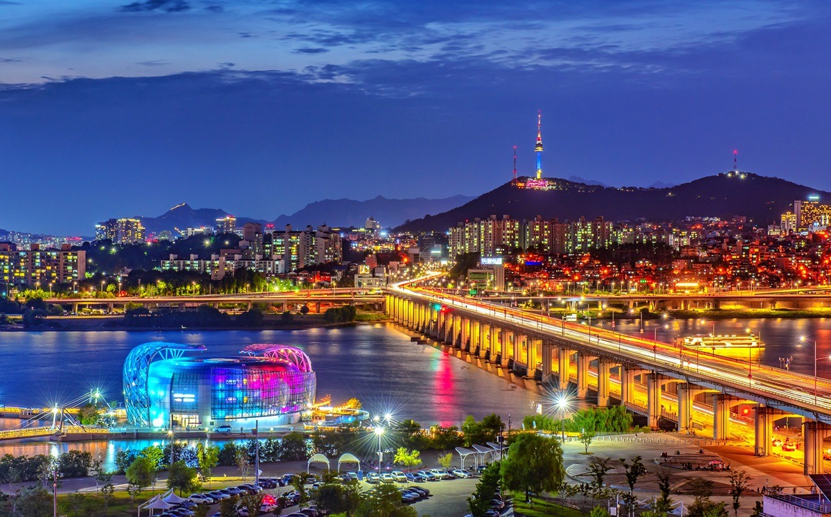 Han River in Seoul, South Korea