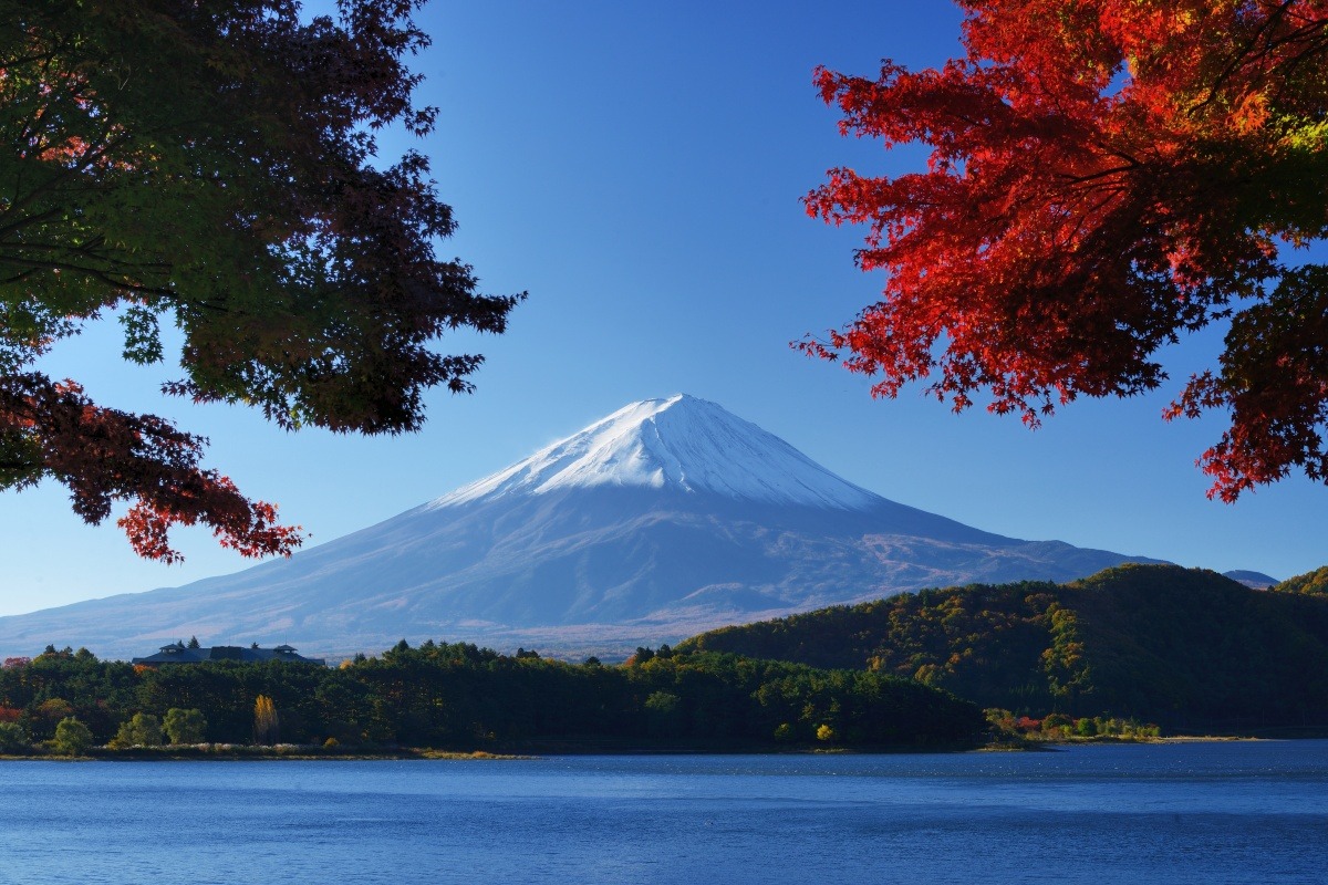 Mount Fuji View from Lake Kawaguchi