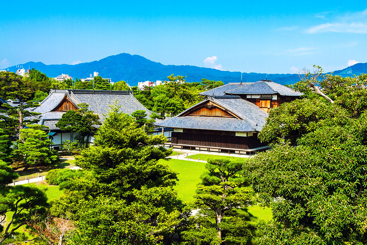 日本京都的二条城