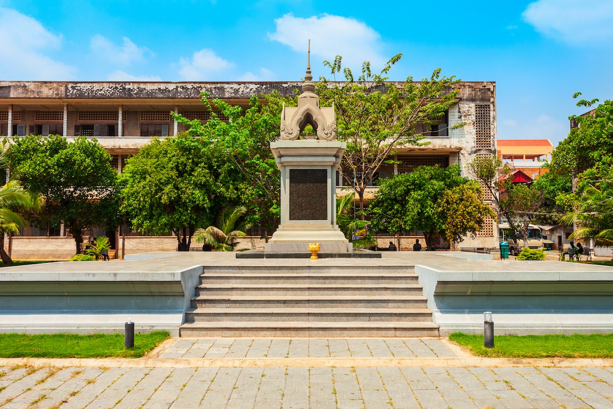 Tuol Sleng 种族灭绝博物馆，柬埔寨金边