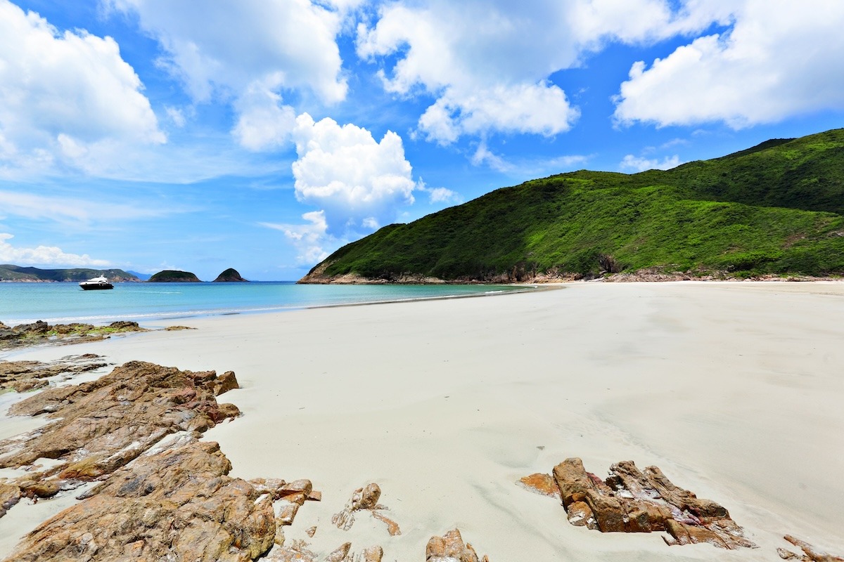 香港西贡西湾海滩