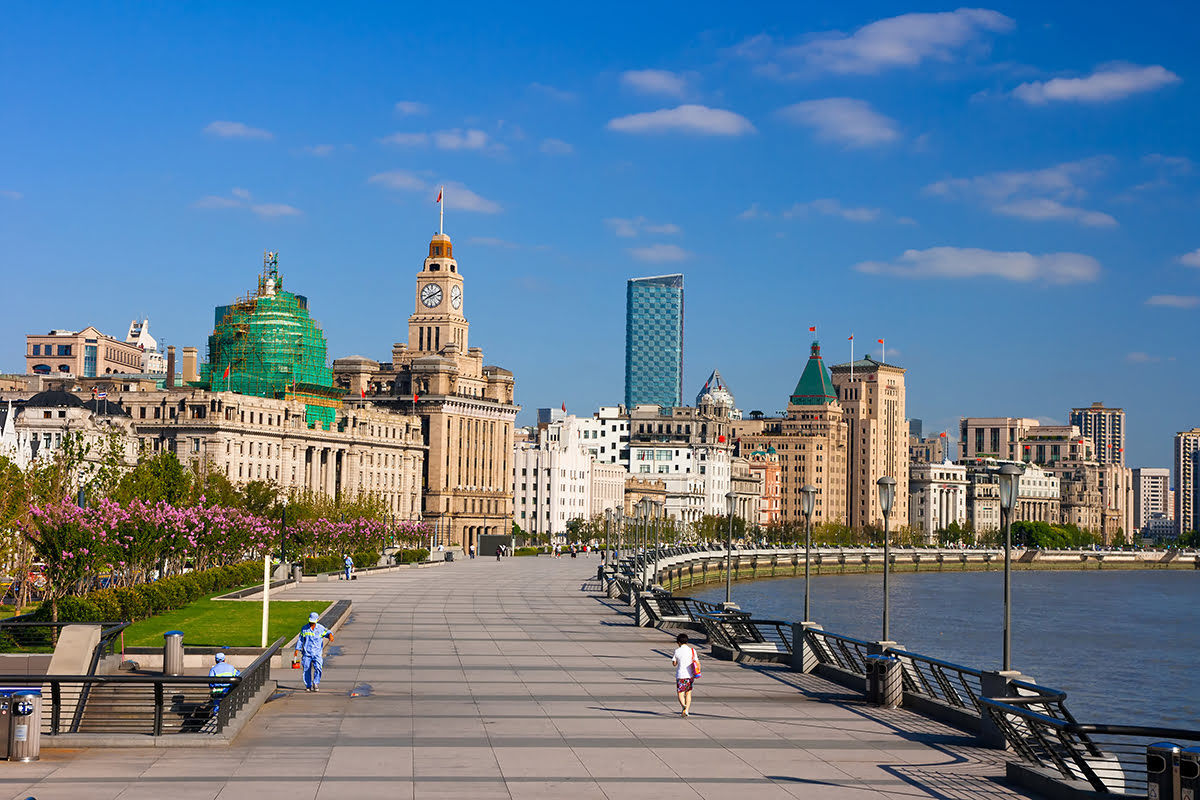 The Bund in Shanghai, China