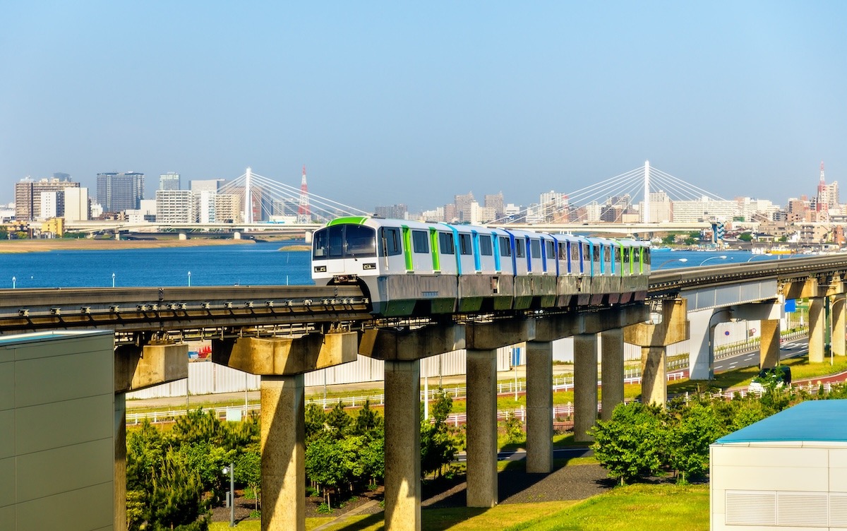 日本羽田国际机场的东京单轨铁路线