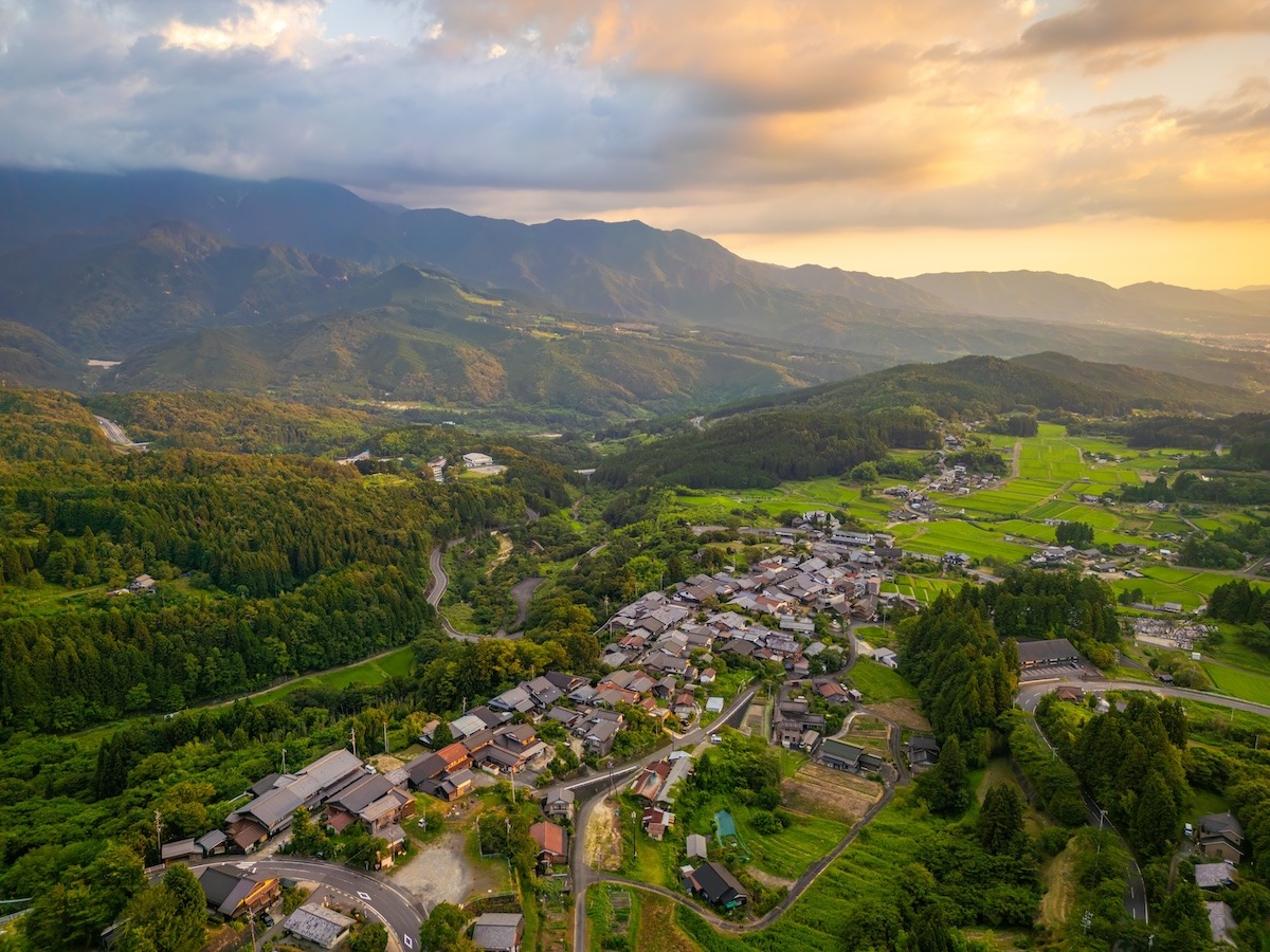 中山道沿途的村庄