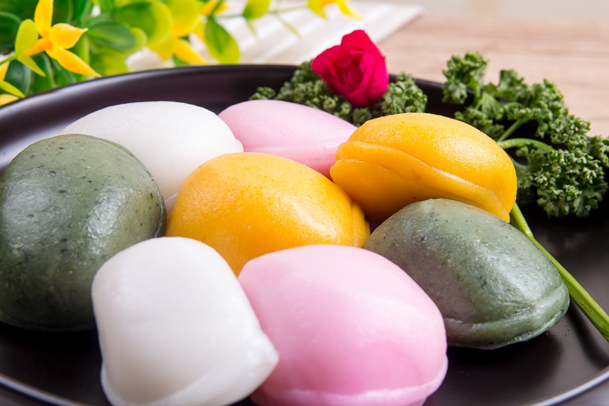 Korean Desserts and Sweets-Colorful Tteok