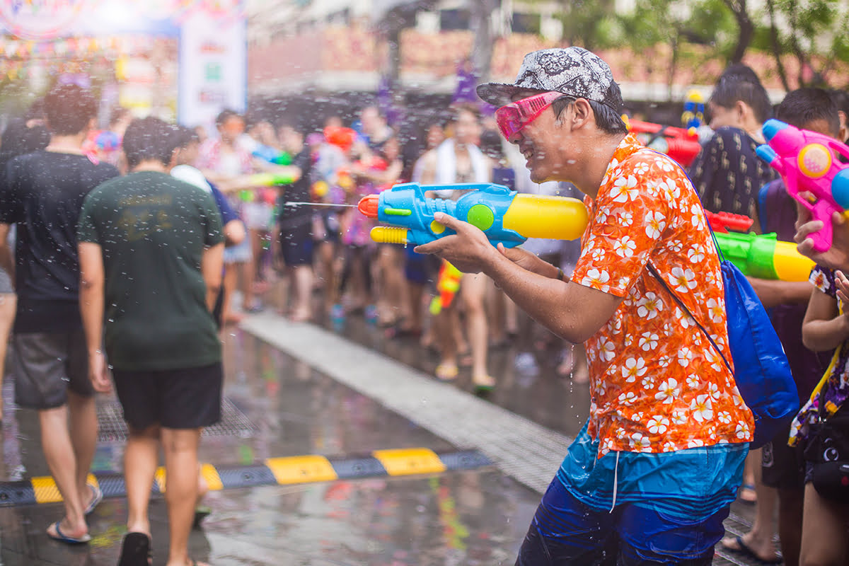 Songkran festival in Thailand