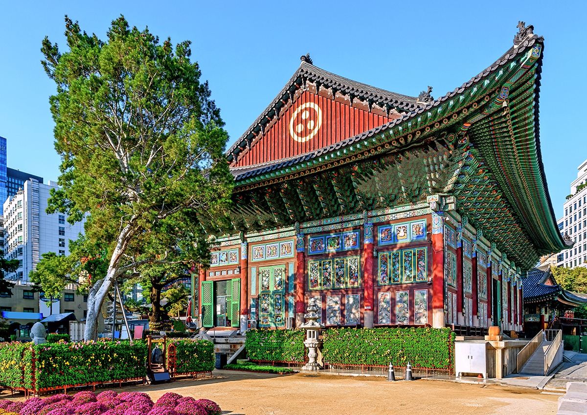 韩国首尔仁寺洞净业寺