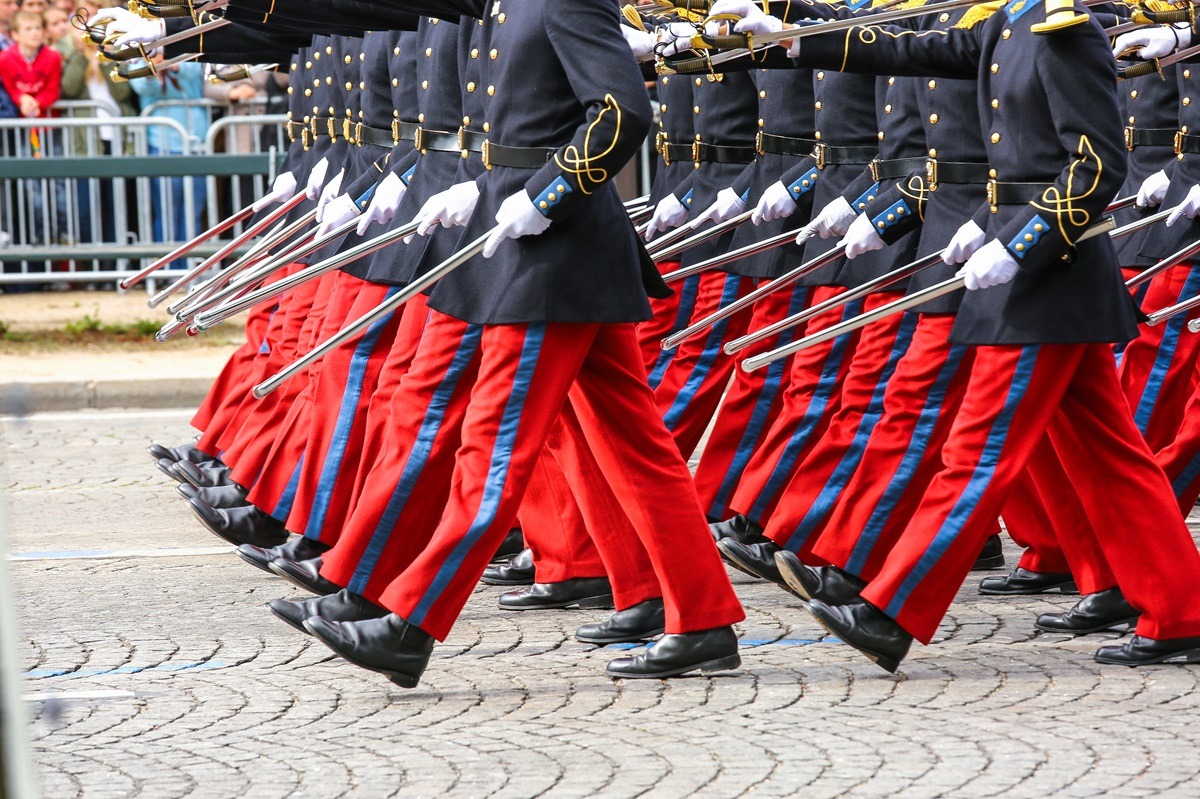 Bastille Day parade in Paris, France