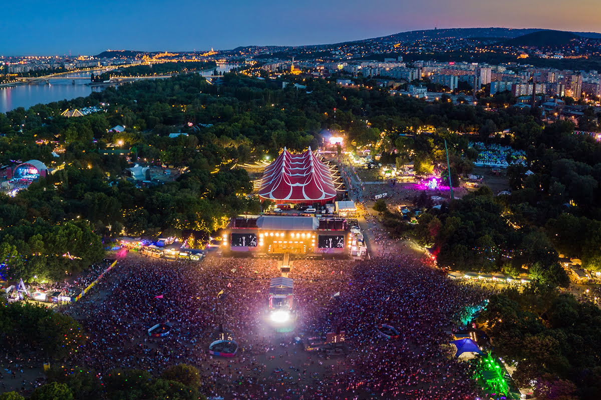 匈牙利布达佩斯 Sziget 音乐节