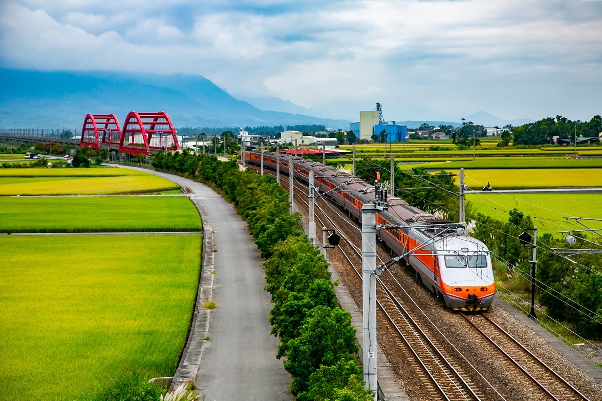 台湾花莲的火车