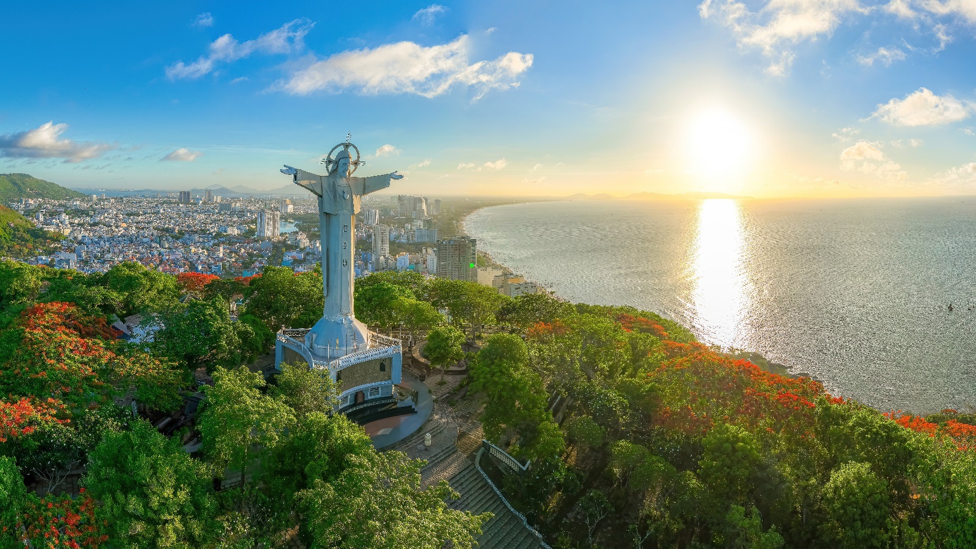 耶稣基督雕像，越南 Vung Tau