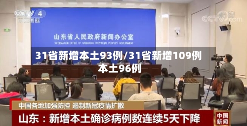 31省新增本土93例/31省新增109例 本土96例