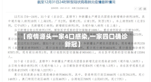 【疫情源头一家4口感染,一家四口确诊新冠】-第2张图片