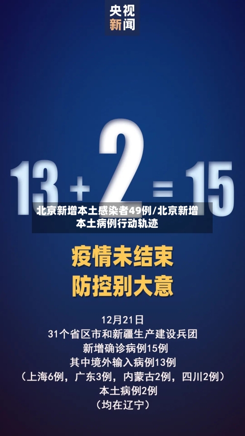 北京新增本土感染者49例/北京新增本土病例行动轨迹-第2张图片