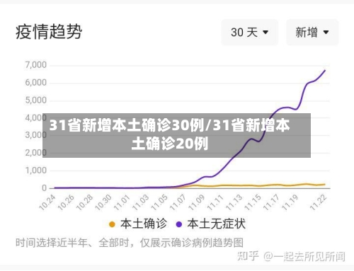 31省新增本土确诊30例/31省新增本土确诊20例