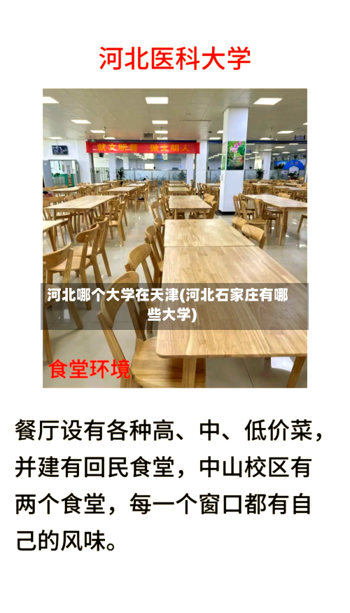 河北哪个大学在天津(河北石家庄有哪些大学)