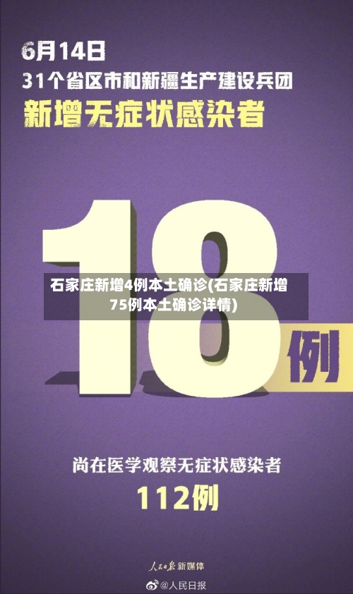 石家庄新增4例本土确诊(石家庄新增75例本土确诊详情)