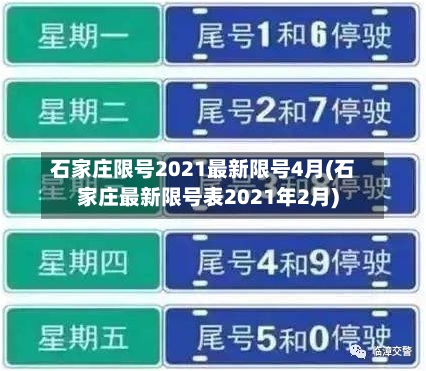 石家庄限号2021最新限号4月(石家庄最新限号表2021年2月)