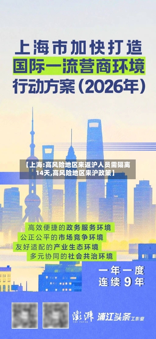 【上海:高风险地区来返沪人员需隔离14天,高风险地区来沪政策】-第2张图片