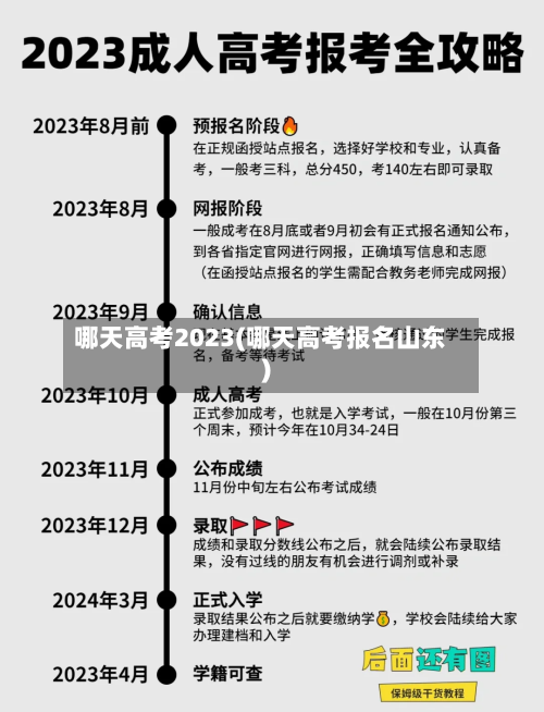 哪天高考2023(哪天高考报名山东)