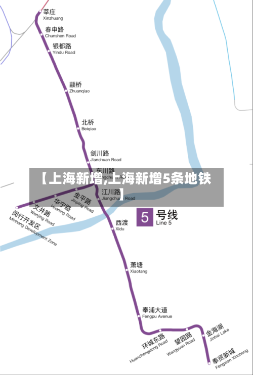 【上海新增,上海新增5条地铁】-第2张图片