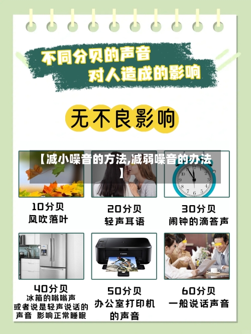 【减小噪音的方法,减弱噪音的办法】-第2张图片