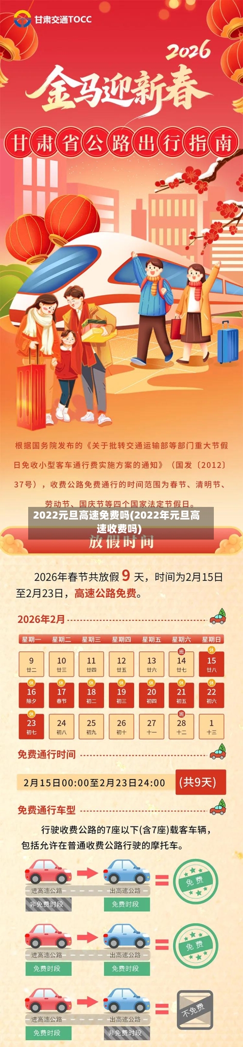 2022元旦高速免费吗(2022年元旦高速收费吗)-第3张图片
