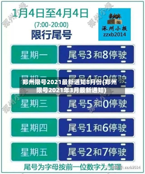 郑州限号2021最新通知8月份(郑州限号2021年3月最新通知)