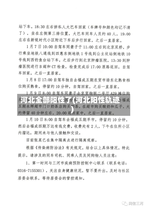 河北全部阳性了(河北阳性轨迹)