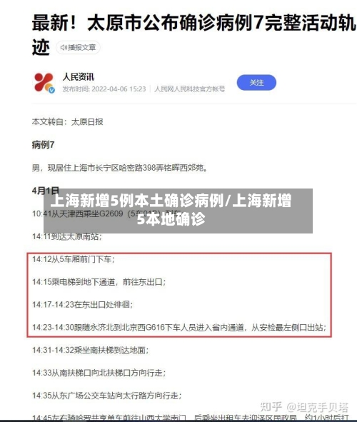 上海新增5例本土确诊病例/上海新增5本地确诊-第2张图片